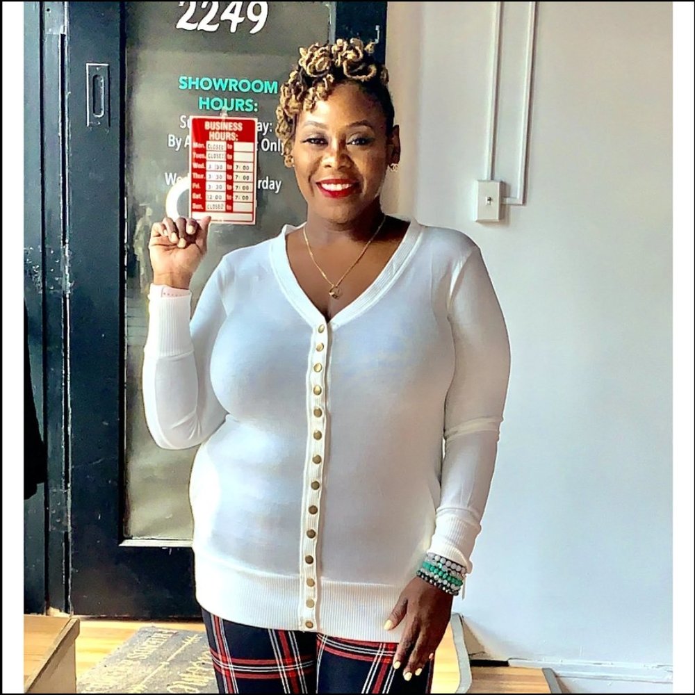 Cream Button Down Cardigan Sweater